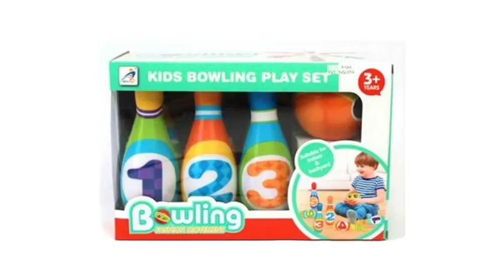 Bowling Play 6 Number and Ball Interactive Toy