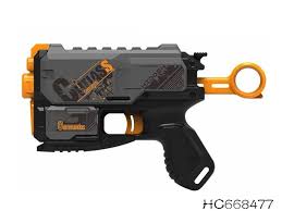 Soft Dart Gun Toy with 5 Foam Bullets – Grey & Black