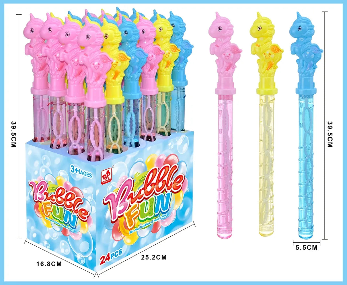 Colourful Bubble Sticks – 24 Pack in Display Box