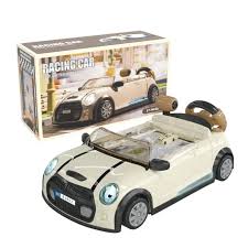 Car Racing Adventure Game Simulating Driving Steering Wheel Controller Toy Electronic Adventure Game Machine with Light for Kids