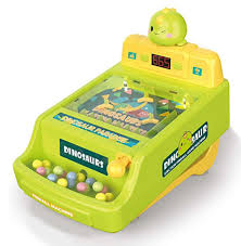 Kids Pinball Game Machine – With Light & Music | Dinosaur Theme | P.Box