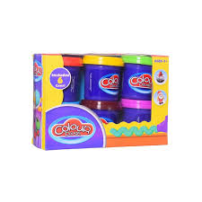 Colour Dough, 6 Pieces - Multicolour