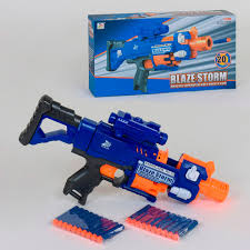 Blaze Storm Battery Operated Soft Dart Gun With 10 Pcs Soft Darts