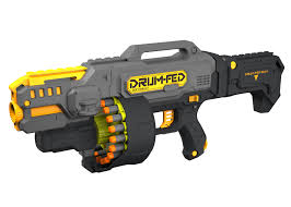 Drum-Fed Foam Bullet Machine Gun with Rechargeable Battery