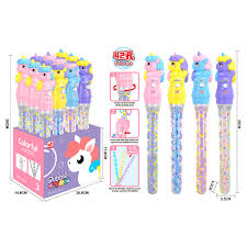 Kids Bubble Stick Set – 12PCS Display Box (4 Colour Assortment)