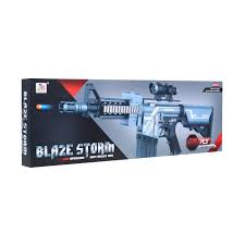 Battery Operated Soft Gun – Kids Fun Toy in P.B. Box