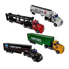 KAERTRUCK Die-Cast Alloy Truck Set – 4 PCS Assorted (Display Box)