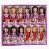 6-Inch Fashion Doll Set – 12 PCS | 4 Assorted Styles | Display Box