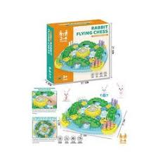 Family Interactive Strategy Game Rabbit Trap Adventure Board Game - with 4 Player Capacity Educational Brain Development Toy