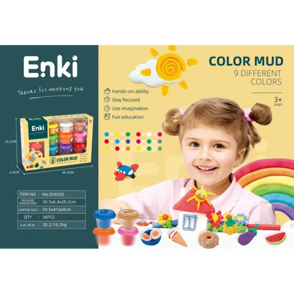 Rainbow Dough Play Set