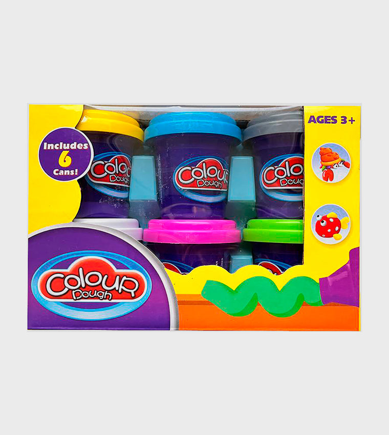 Colour Dough, 6 Pieces - Multicolour