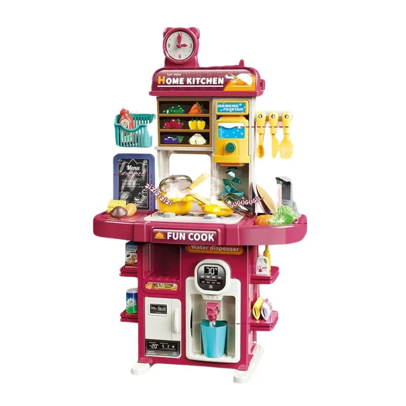 Deluxe Kids Play Kitchen Set – Pretend Cooking Toy