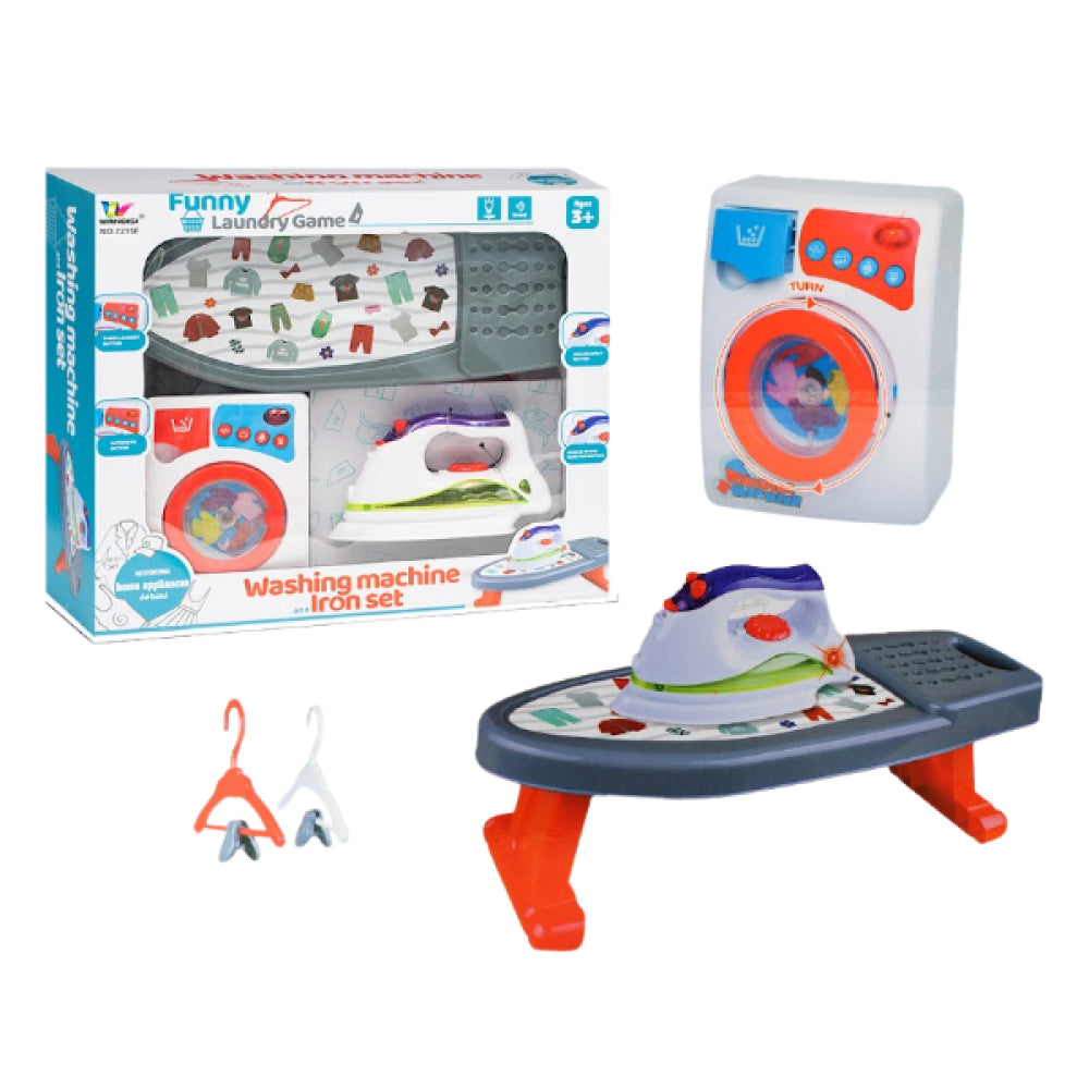 Kids Wash Machine Toy with Light & Sound (Battery Operated, Without 5×AA, Window Box)